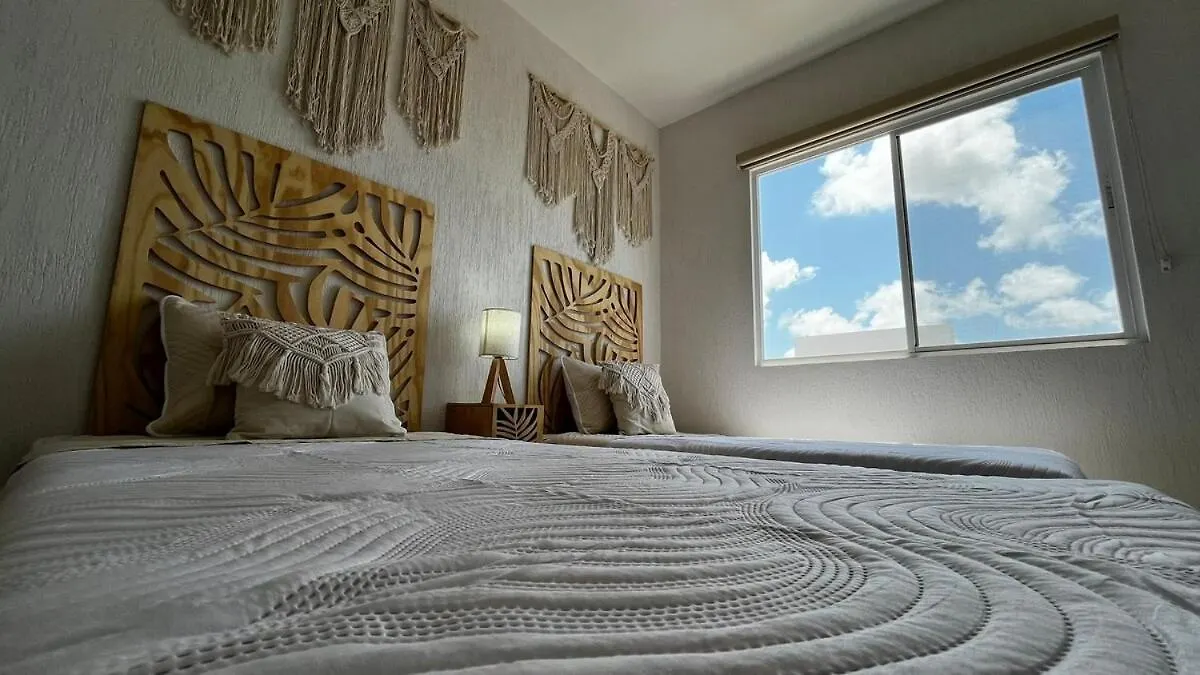 Beautiful Apartment For 6 People, 3 Bedrooms, 4Th Floor Cancun 0*,  Mexico